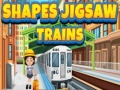 খেলা Shapes jigsaw trains