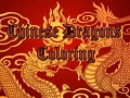 খেলা Chinese Dragons Coloring