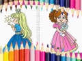 খেলা Beautiful Princess Coloring Book