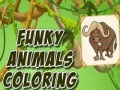 খেলা Funky Animals Coloring