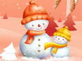 খেলা Snowman Slide