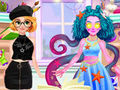 খেলা Blonde Princess Artist Spell Factory