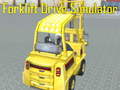 খেলা Forklift Drive Simulator