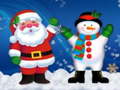 খেলা Christmas Snowman Jigsaw Puzzle