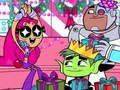 খেলা Teen Titans Christmas Stars