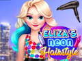 খেলা Eliza's Neon Hairstyle