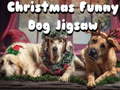 খেলা Christmas Funny Dog Jigsaw