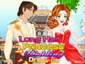 খেলা Long Hair Princess Wedding Dress up