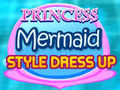 খেলা Princess Mermaid Style Dress Up