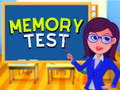 খেলা Memory Test