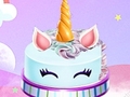 খেলা Little Anna Unicorn Cake Make