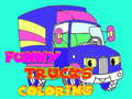 খেলা Funny Trucks Coloring