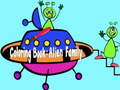 খেলা Coloring Book: Alien Family