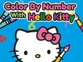 খেলা Color By Number With Hello Kitty