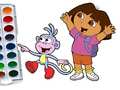 খেলা Dora The Explorer Coloring Book