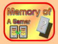 খেলা Memory of a Gamer