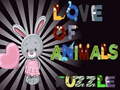 খেলা Love Of Animals Puzzle