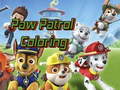 খেলা Paw Patrol Coloring