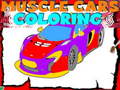 খেলা Muscle Cars Coloring