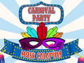 খেলা Carnival Party Mask Coloring