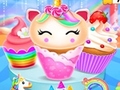 খেলা Unicorn Mermaid Cupcake Cooking Design
