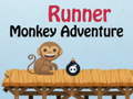 খেলা Runner Monkey Adventure