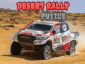 খেলা Desert Rally Puzzle