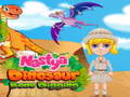 খেলা Nastya Dinosaur Bone Digging 