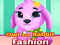 খেলা Owl and Rabbit Fashion