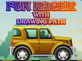 খেলা Fun racer with Drawing path