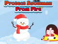 খেলা Protect Snowman From Fire