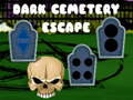 খেলা Dark Cemetery Escape