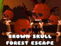 খেলা Brown Skull Forest Escape