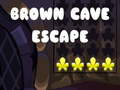 খেলা Brown Cave Escape