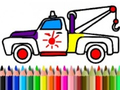 খেলা Back To School: Truck Coloring Book