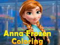 খেলা Anna Frozen Coloring