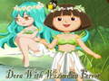 খেলা Dora With Wizard In Forest