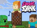 খেলা Friday Night Funkin Minecraft Steve vs Creeper