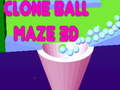 খেলা Clone Ball Maze 3D