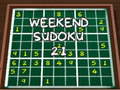 খেলা Weekend Sudoku 21