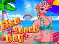 খেলা Elsa beach day
