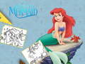 খেলা The Little Mermaid Coloring Book