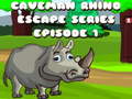 খেলা Caveman Rhino Escape Series Episode 1