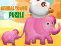 খেলা Animal Tower Puzzle