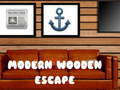 খেলা Modern Wooden House Escape