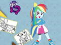 খেলা Equestria Girls Coloring Book