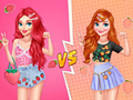 খেলা Princesses Fruity Print Fun Challenge