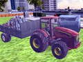 খেলা Tractor Driving Garbage collect
