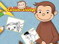 খেলা Curious George Coloring Book