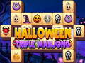 খেলা Halloween Triple Mahjong